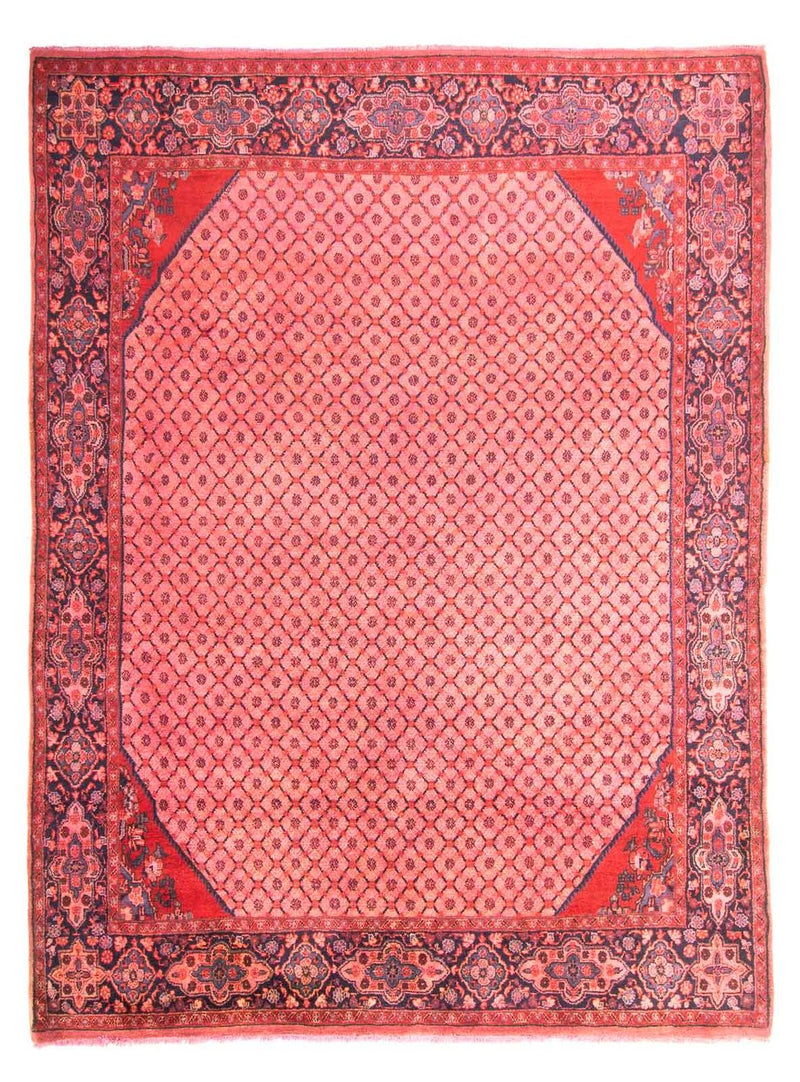 Persisk tæppe - Nomadisk - 290 x 210 cm - lysrød