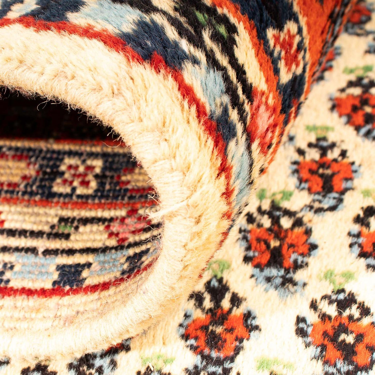 Orientalsk tæppe - Mir - Indus - 238 x 174 cm - beige