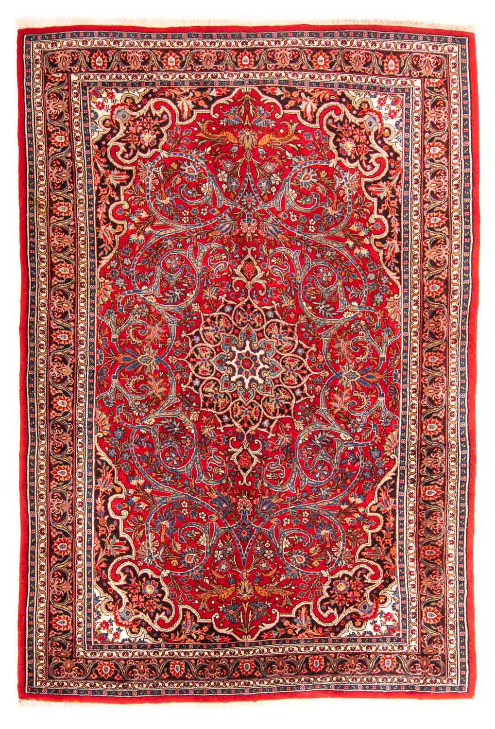 Persisk tæppe - Classic - 210 x 147 cm - rød