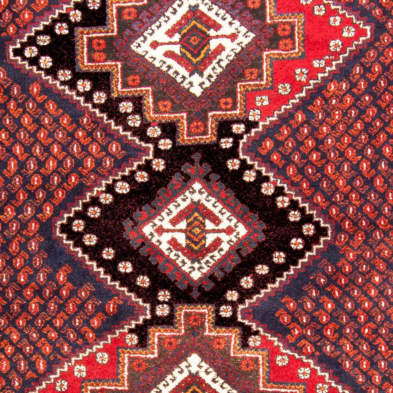 Persisk tæppe - Nomadisk - 205 x 164 cm - rød