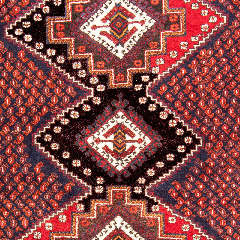 Persisk tæppe - Nomadisk - 205 x 164 cm - rød