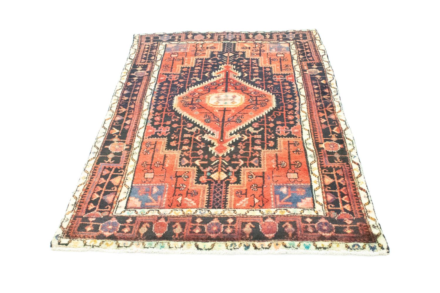 Persisk tæppe - Nomadisk - 193 x 120 cm - orange