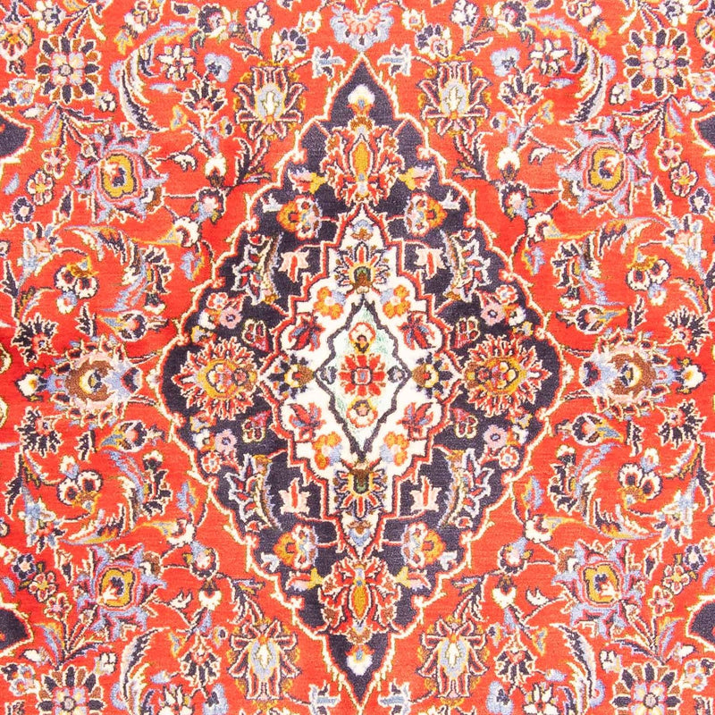 Persisk tæppe - Keshan - 217 x 139 cm - lysrød