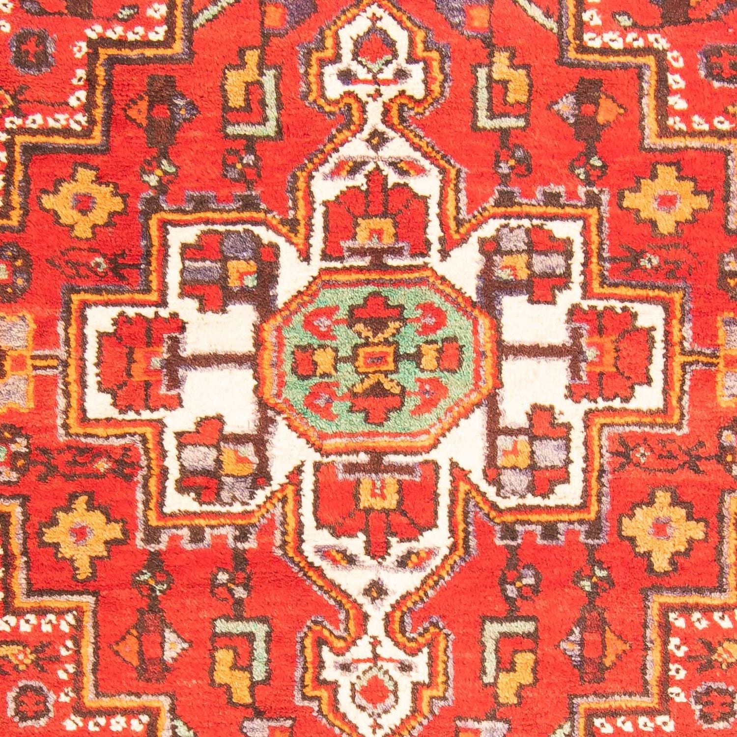 Persisk tæppe - Nomadisk - 234 x 151 cm - lysrød