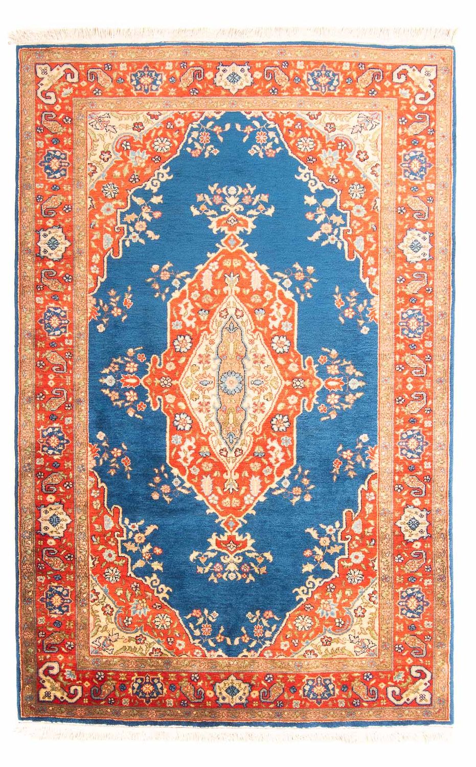 Persisk tæppe - Classic - 200 x 124 cm - blå