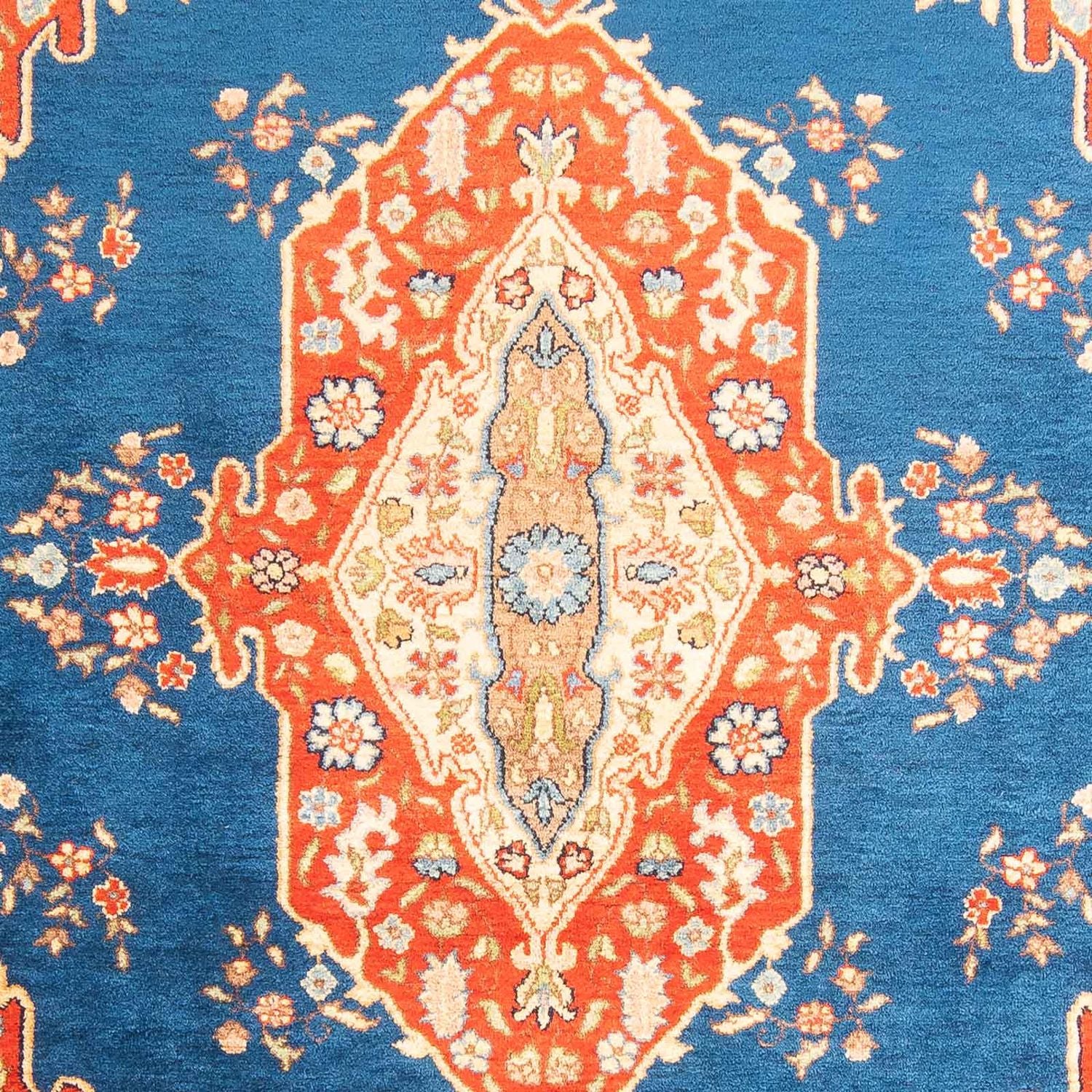 Persisk tæppe - Classic - 200 x 124 cm - blå
