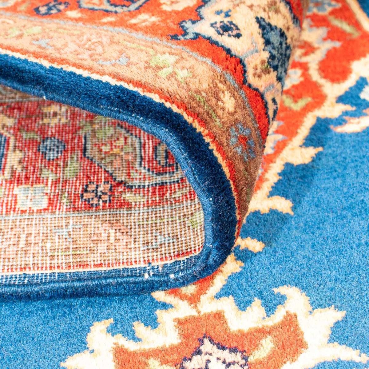 Persisk tæppe - Classic - 200 x 124 cm - blå