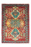 Turkaman-tæppe - 89 x 63 cm - rød