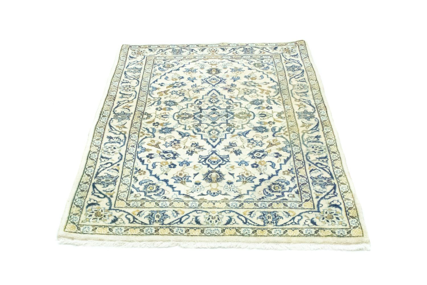 Persisk tæppe - Keshan - 162 x 102 cm - beige