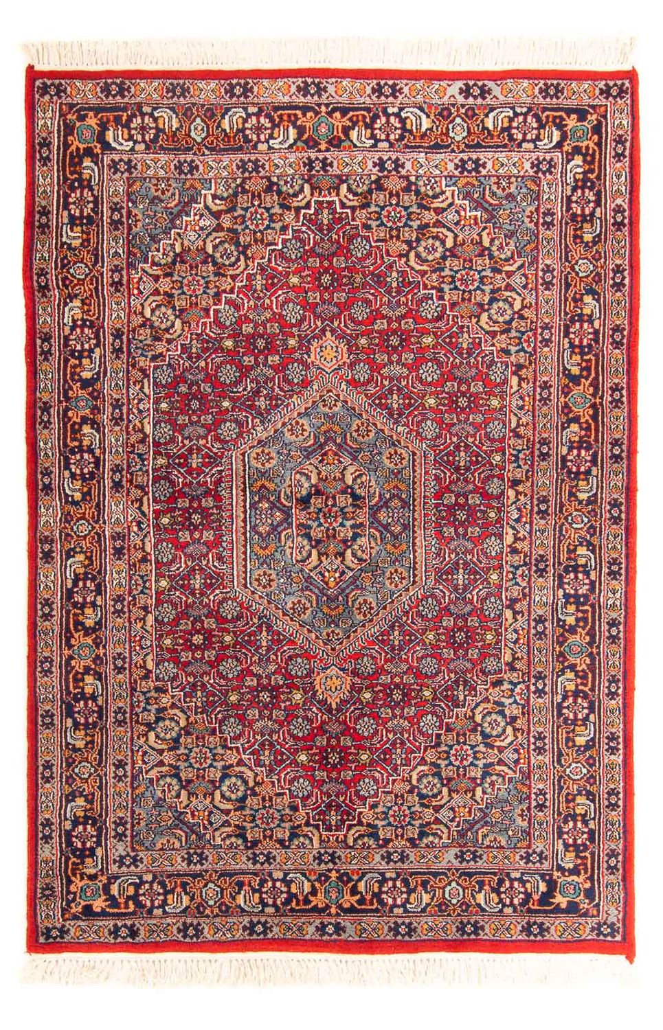 Orientalsk tæppe - Bijar - Indus - 185 x 129 cm - rød