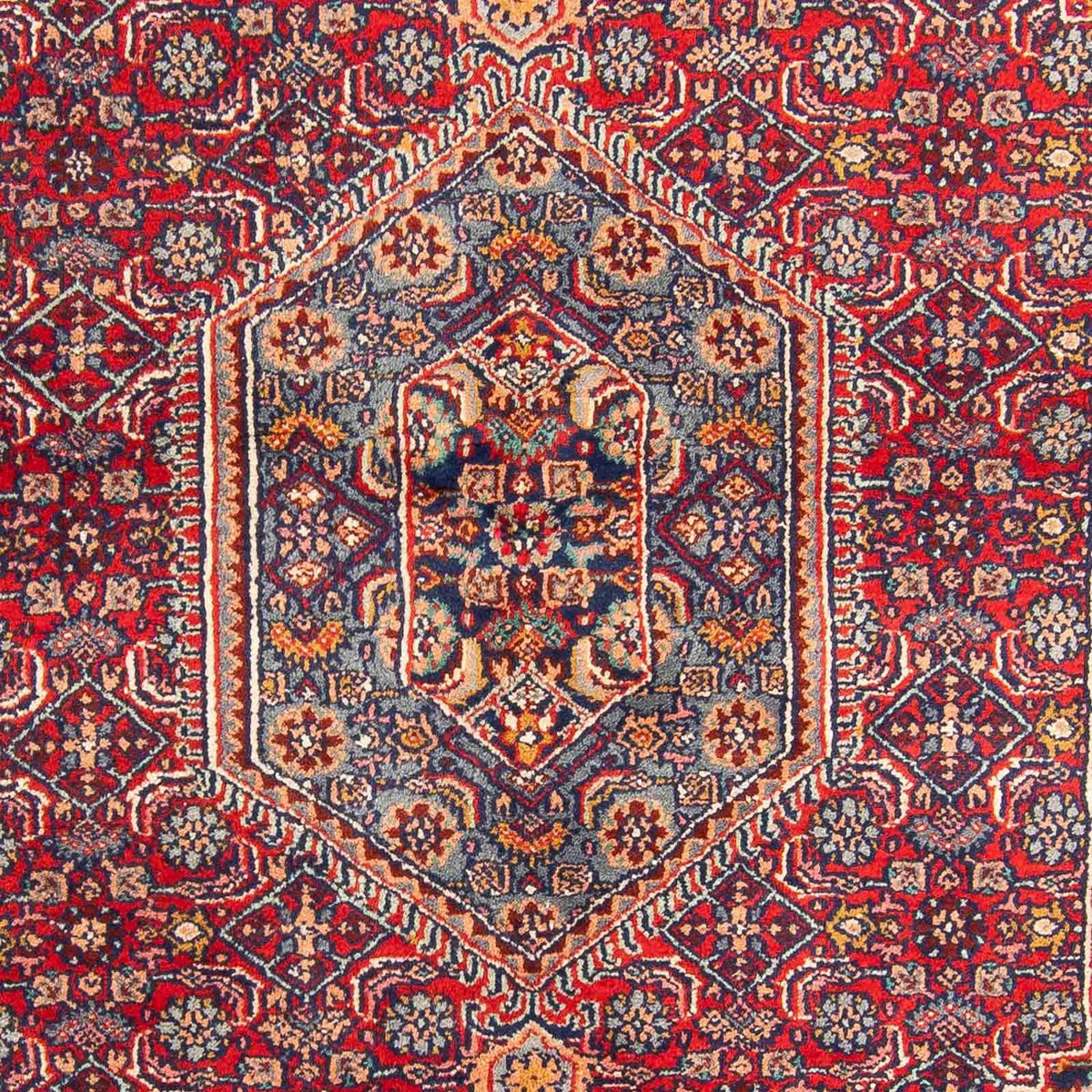 Orientalsk tæppe - Bijar - Indus - 185 x 129 cm - rød