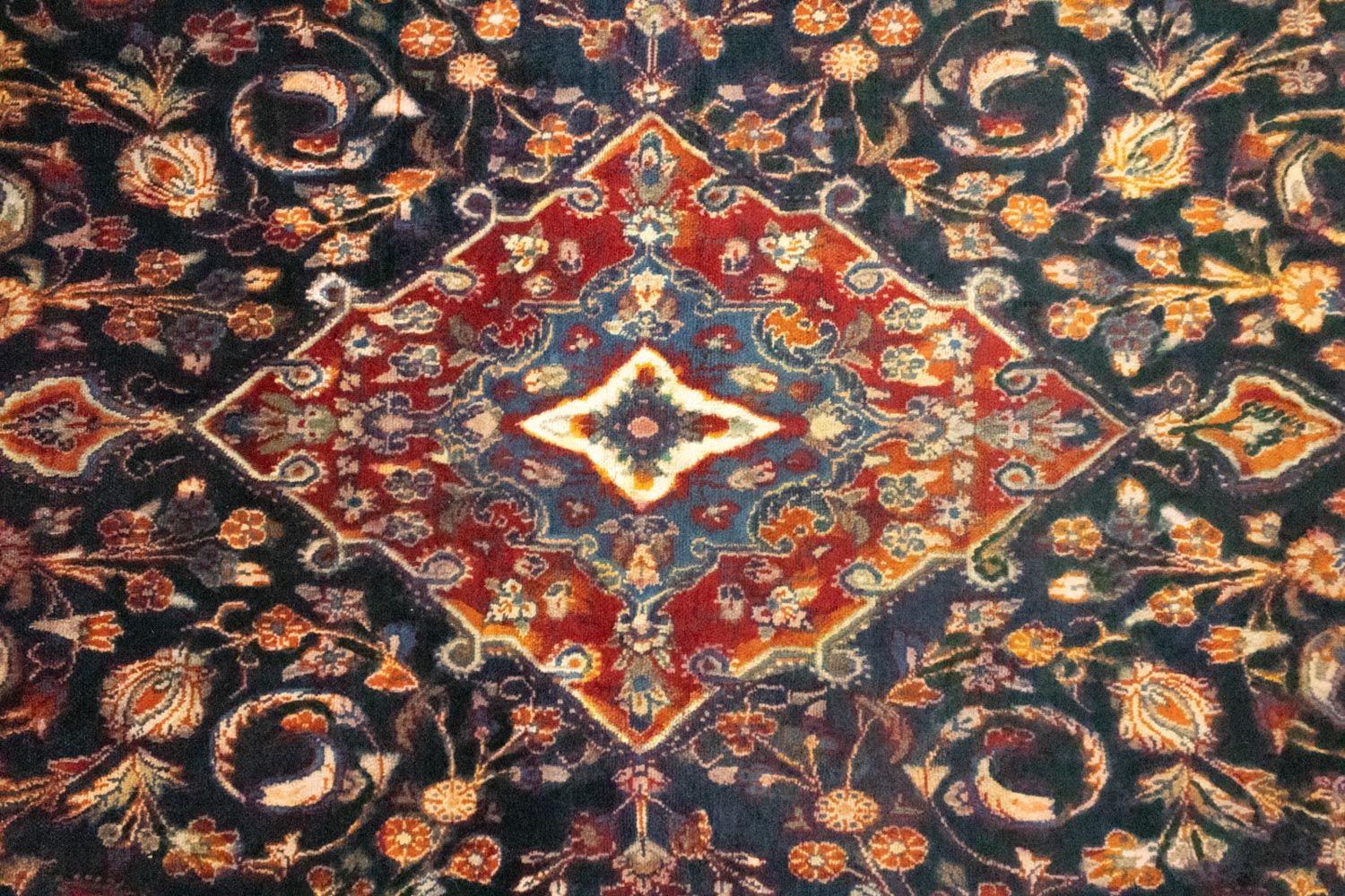 Løber Persisk tæppe - Nomadisk - 227 x 129 cm - blå
