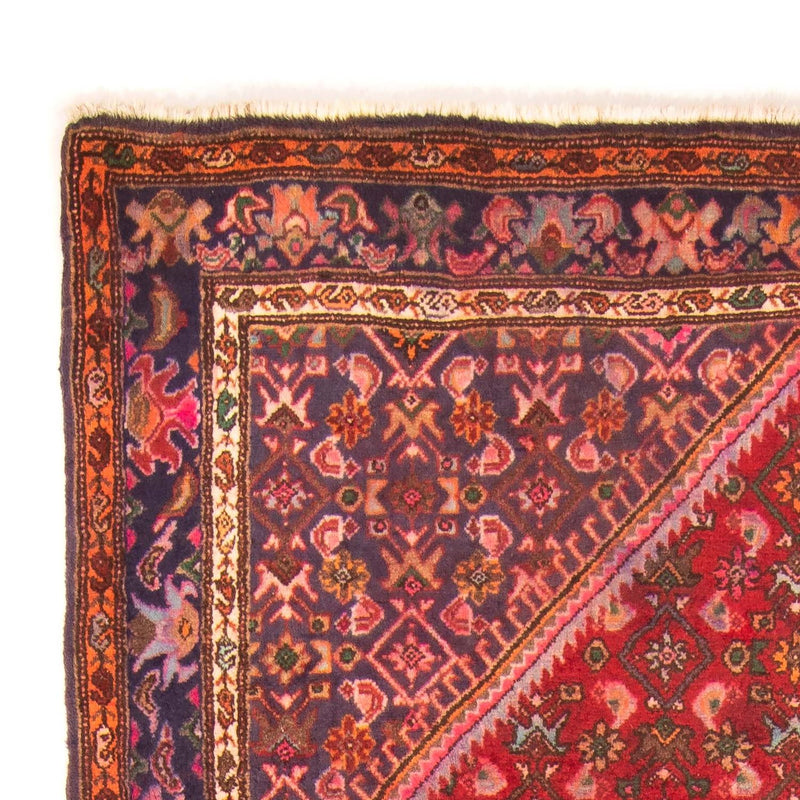 Løber Persisk tæppe - Bijar - Royal - 222 x 128 cm - lysrød