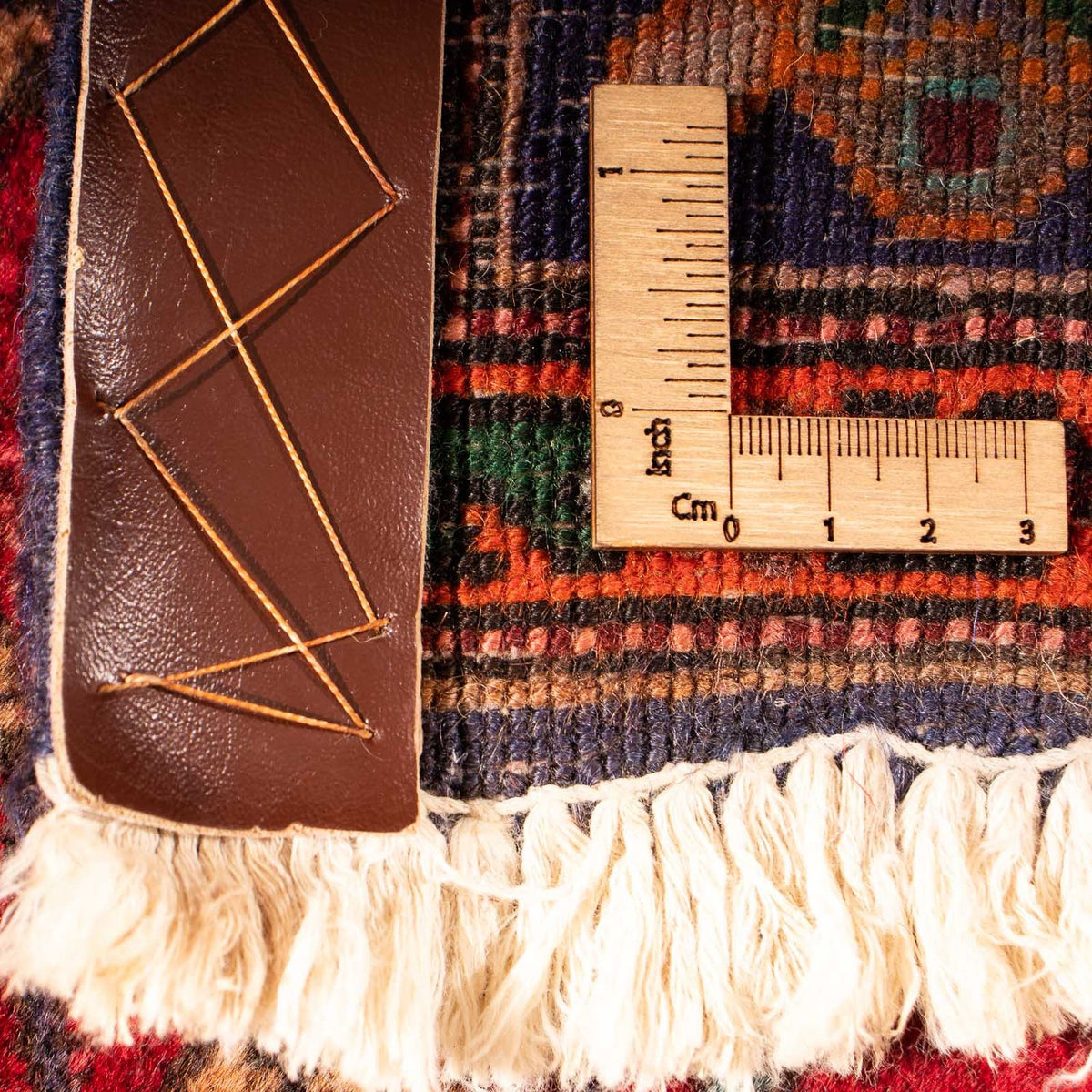 Løber Persisk tæppe - Bijar - Royal - 222 x 128 cm - lysrød