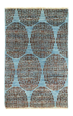 Designer tæppe - 96 x 60 cm - blå
