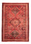Persisk tæppe - Nomadisk - 242 x 174 cm - mørkerød