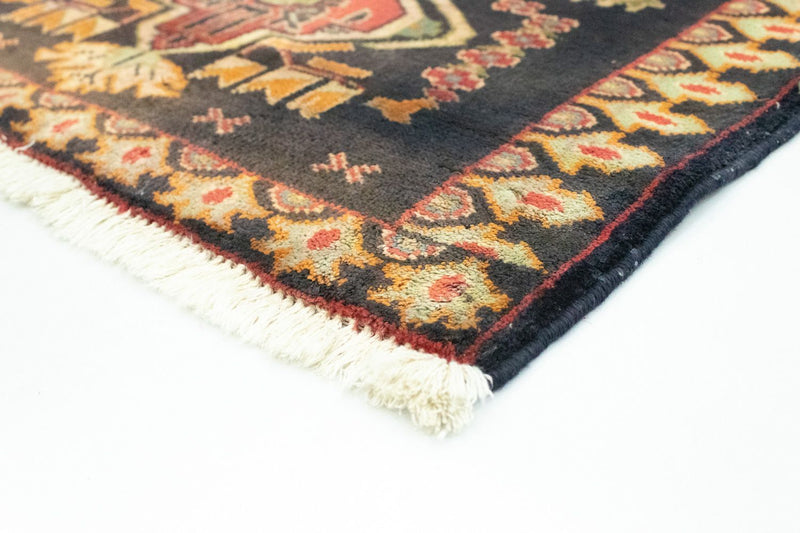 Turkaman-tæppe - 87 x 67 cm - mørkeblå