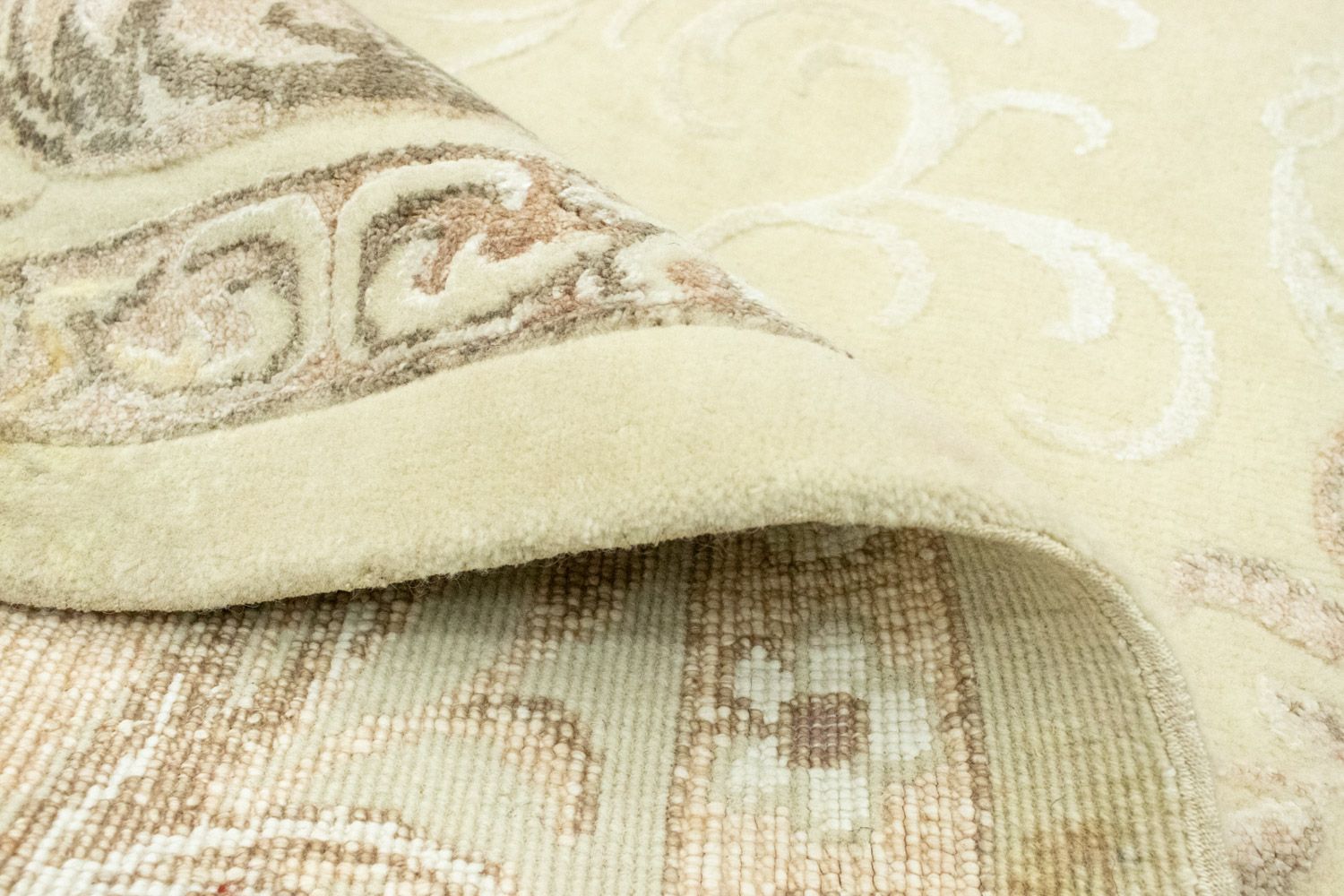 Designer tæppe - 297 x 220 cm - beige