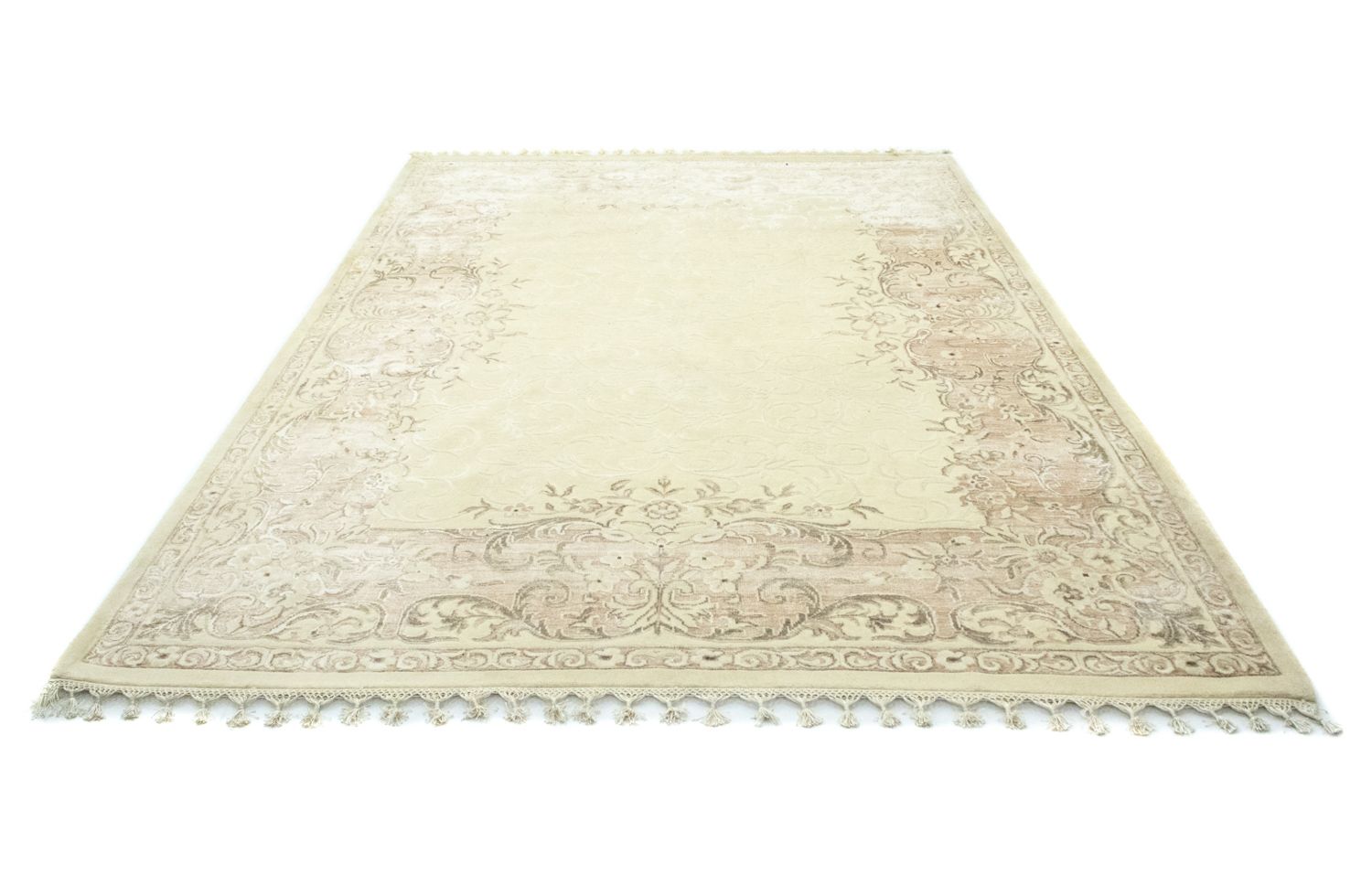 Designer tæppe - 297 x 220 cm - beige