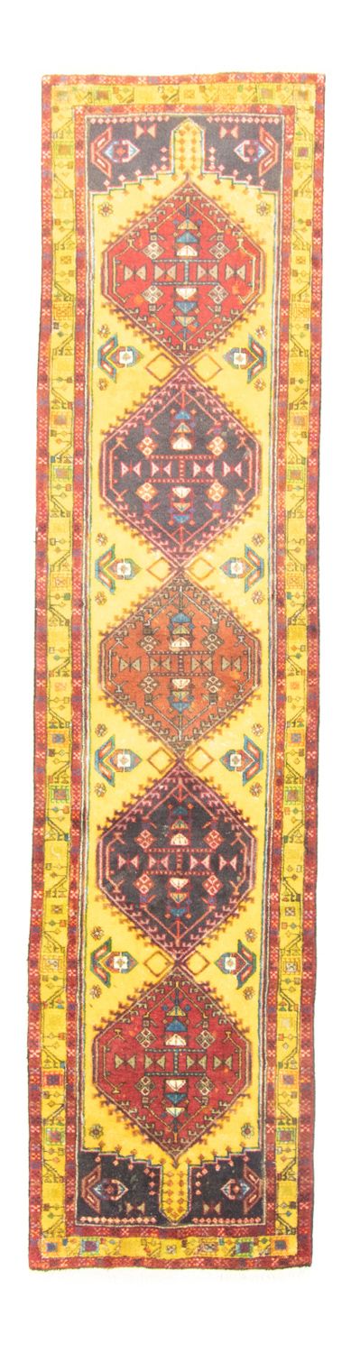 Løber Persisk tæppe - Nomadisk - 300 x 73 cm - gul
