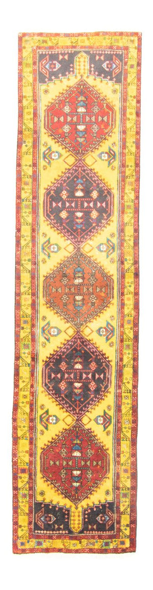 Løber Persisk tæppe - Nomadisk - 300 x 73 cm - gul