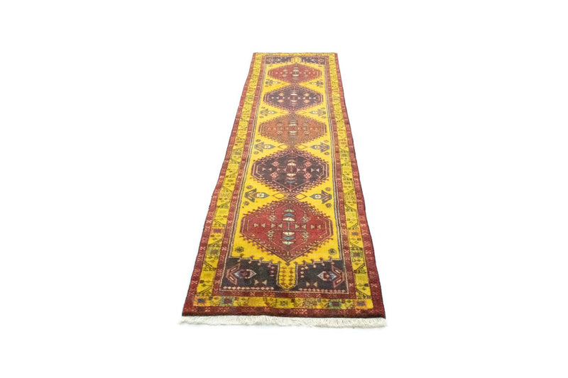 Løber Persisk tæppe - Nomadisk - 300 x 73 cm - gul