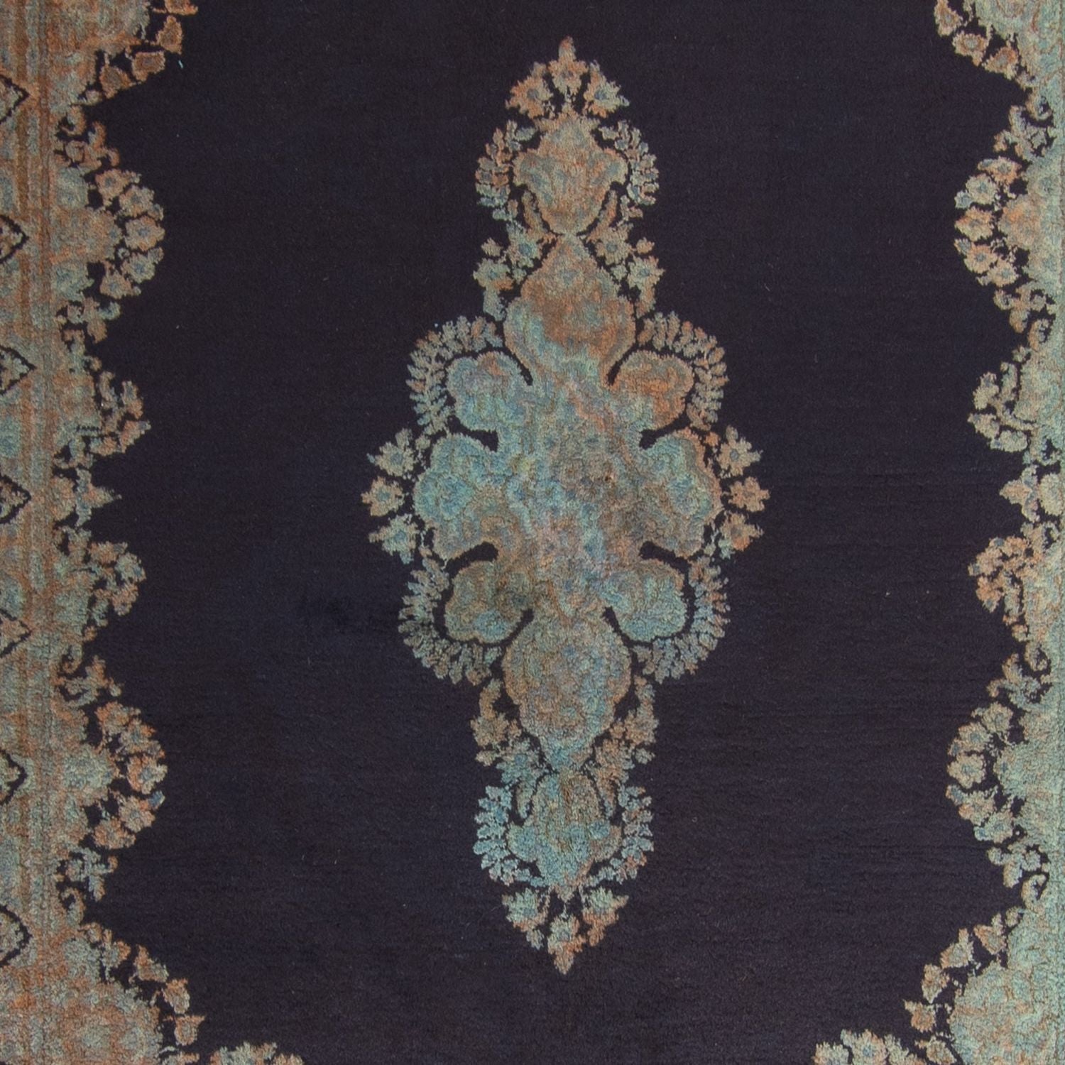 Persisk tæppe - Classic - 199 x 151 cm - mørkeblå