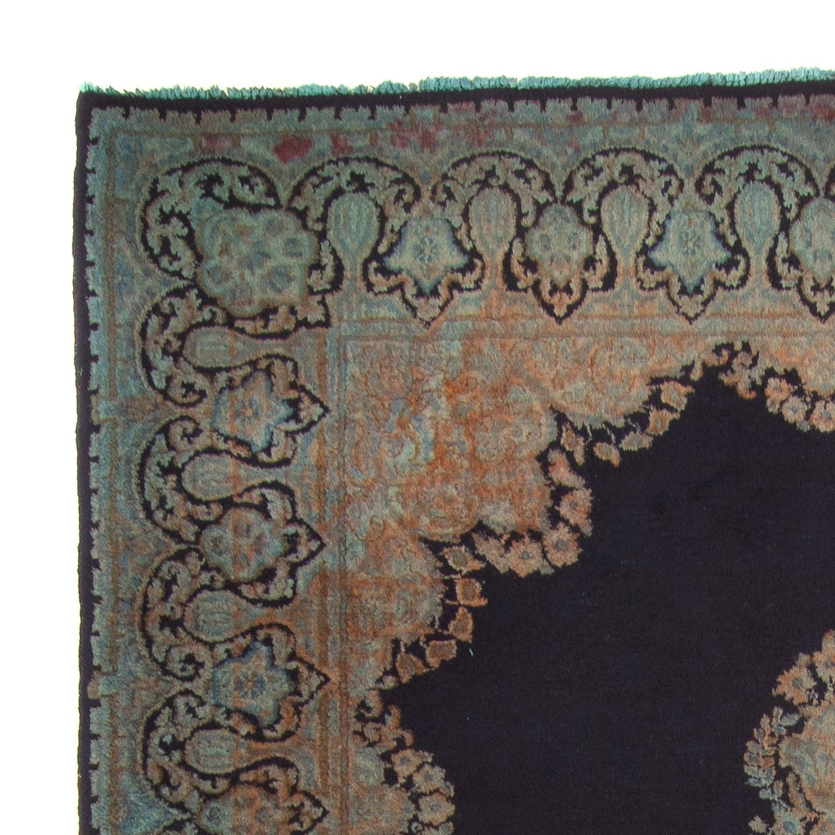 Persisk tæppe - Classic - 199 x 151 cm - mørkeblå