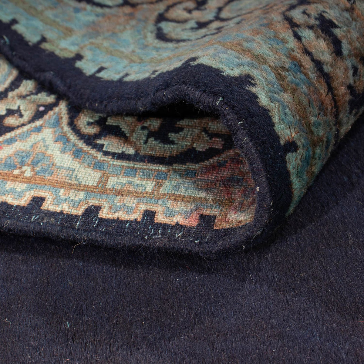 Persisk tæppe - Classic - 199 x 151 cm - mørkeblå