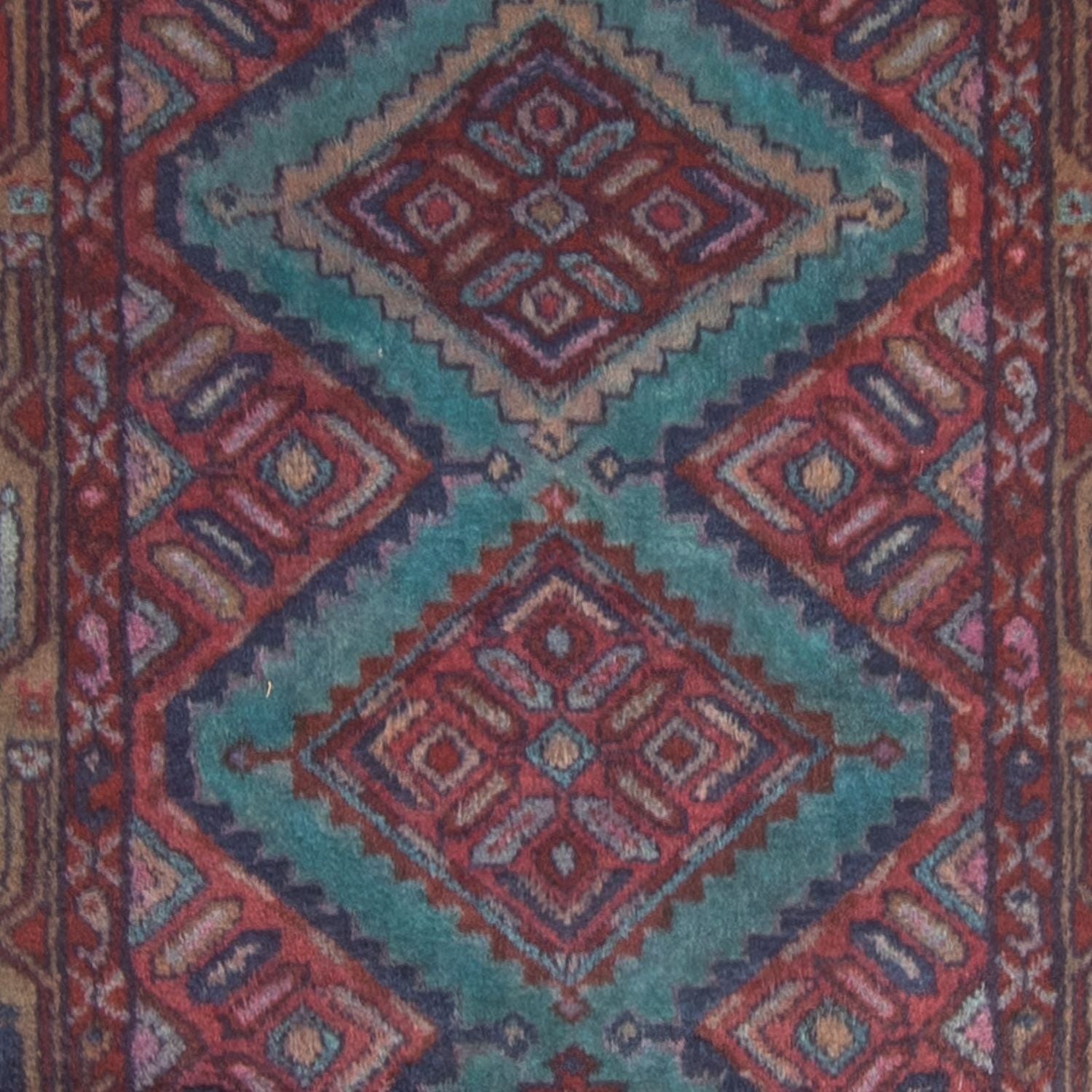 Løber Persisk tæppe - Nomadisk - 281 x 89 cm - blå