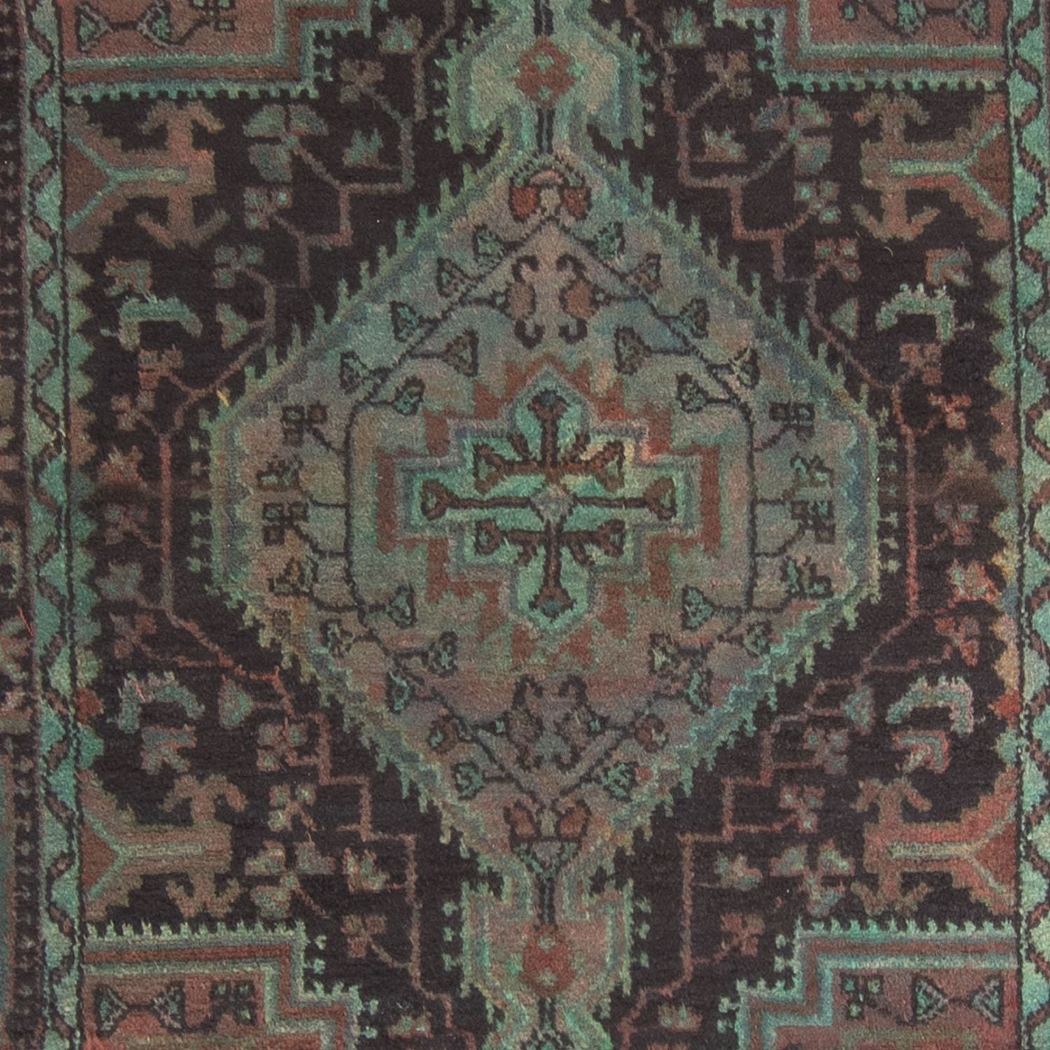 Persisk tæppe - Nomadisk - 174 x 120 cm - lyseblå
