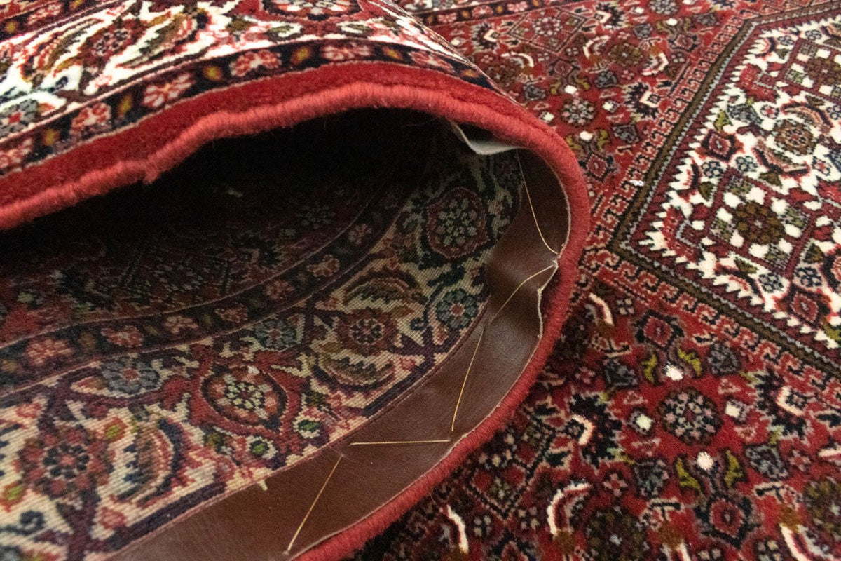 Løber Persisk tæppe - Bijar - 393 x 82 cm - rød