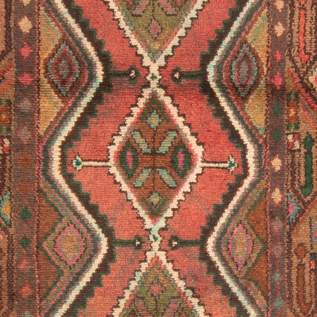 Løber Persisk tæppe - Nomadisk - 293 x 83 cm - lysrød