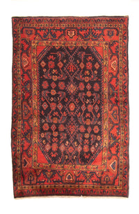 Persisk tæppe - Nomadisk - 184 x 117 cm - mørkeblå