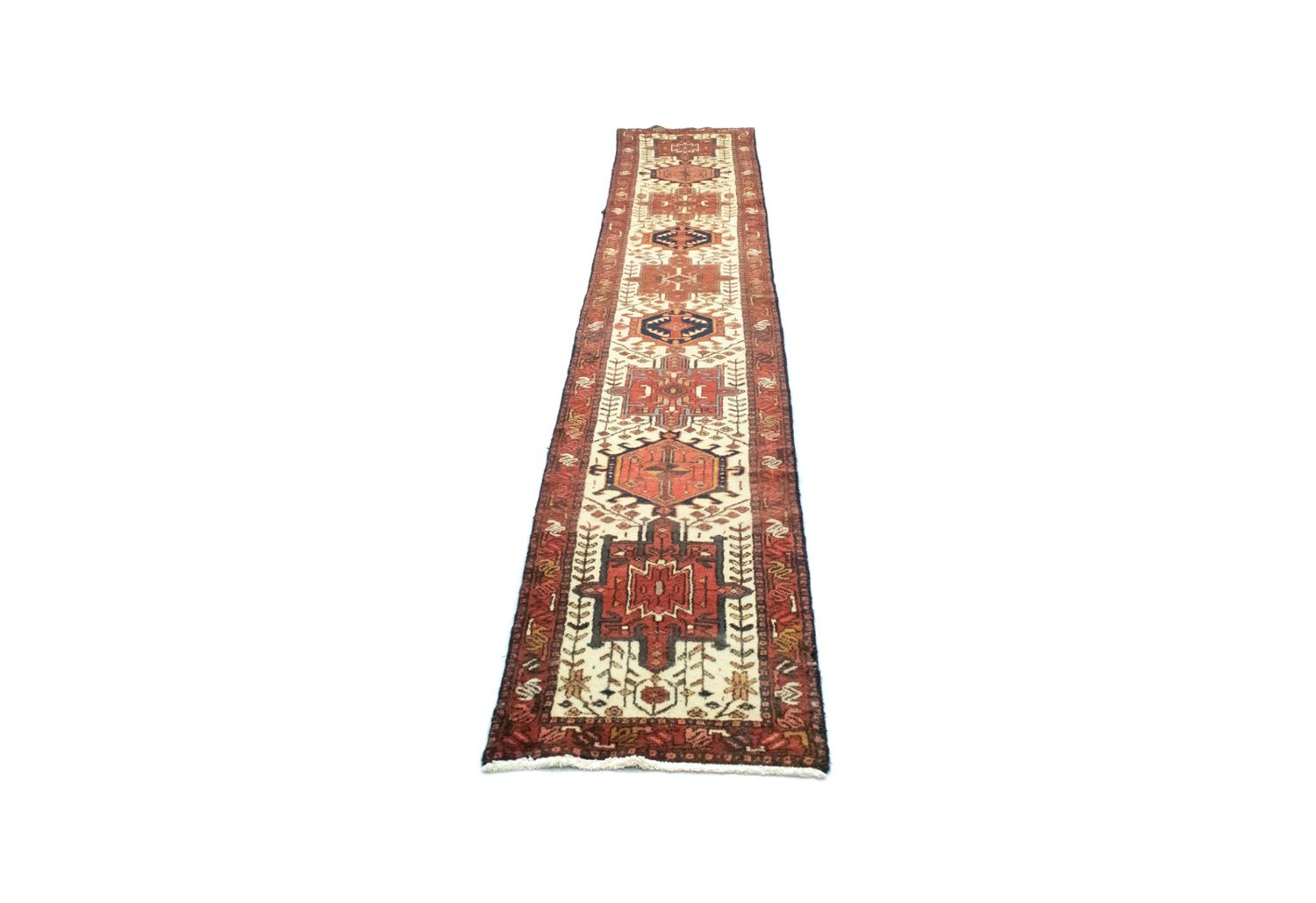 Løber Persisk tæppe - Nomadisk - 420 x 67 cm - beige