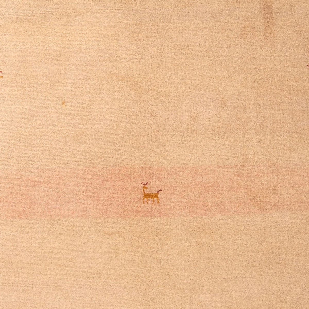 Gabbeh-tæppe - Indus - 246 x 167 cm - lys brun