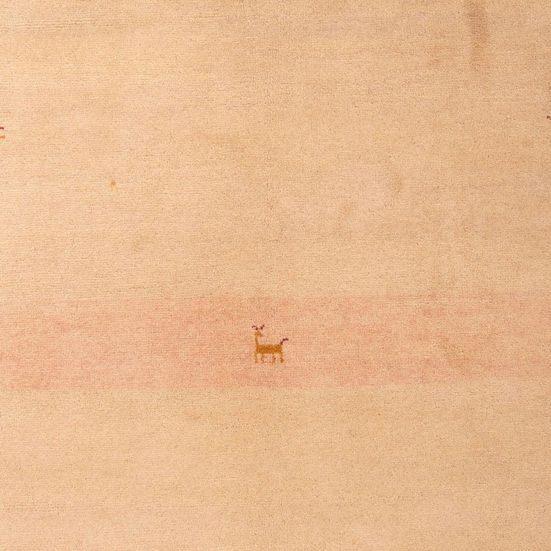 Gabbeh-tæppe - Indus - 246 x 167 cm - lys brun