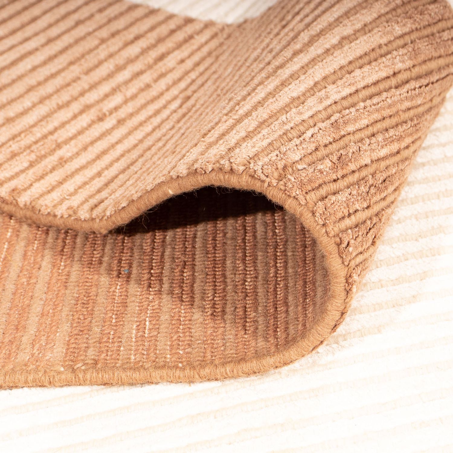 Viskose tæppe - 275 x 201 cm - beige