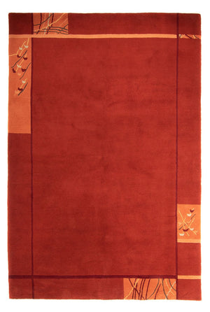 Nepal Tæppe - 293 x 205 cm - mørkerød