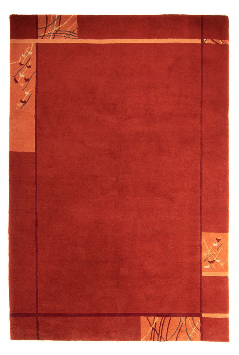 Nepal Tæppe - 293 x 205 cm - mørkerød