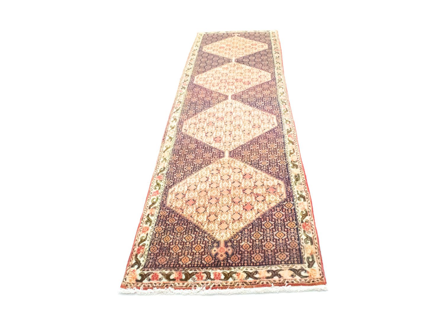 Løber Persisk tæppe - Classic - 300 x 75 cm - beige