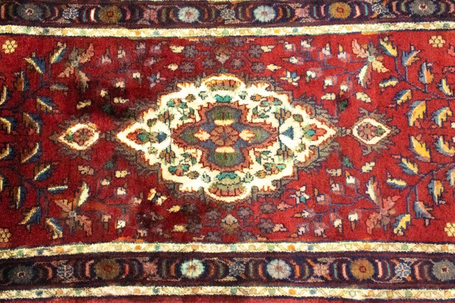Løber Persisk tæppe - Classic - 304 x 86 cm - rød