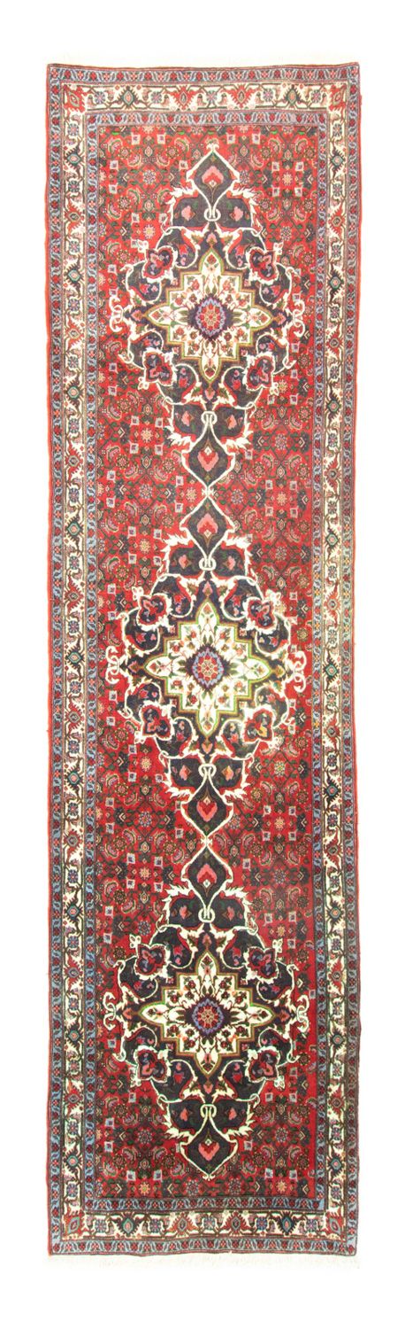 Løber Persisk tæppe - Nomadisk - 372 x 95 cm - rød