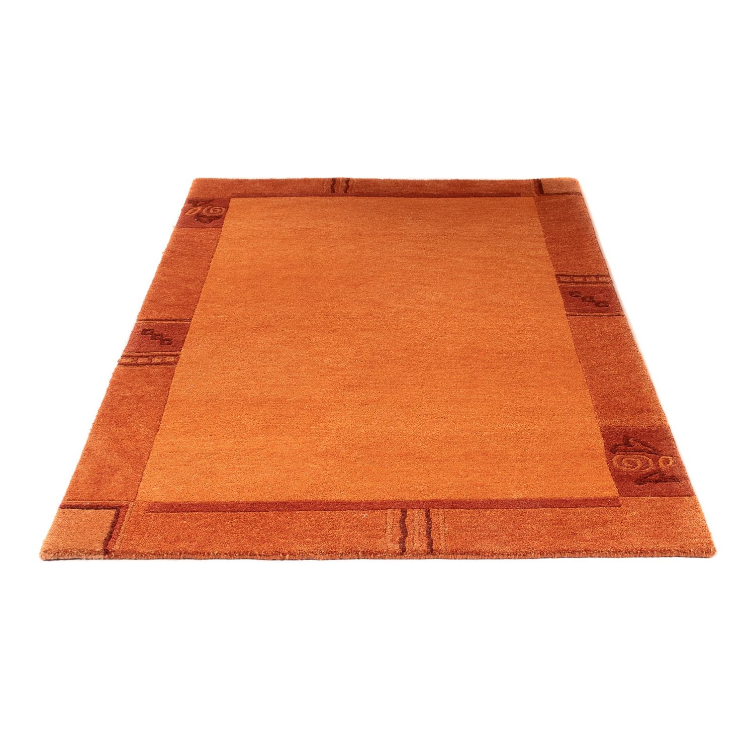 Nepal Tæppe - 180 x 117 cm - orange