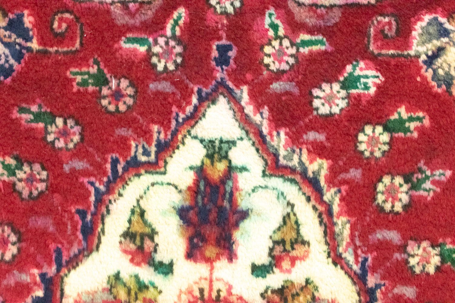 Løber Persisk tæppe - Tabriz - 417 x 85 cm - rød