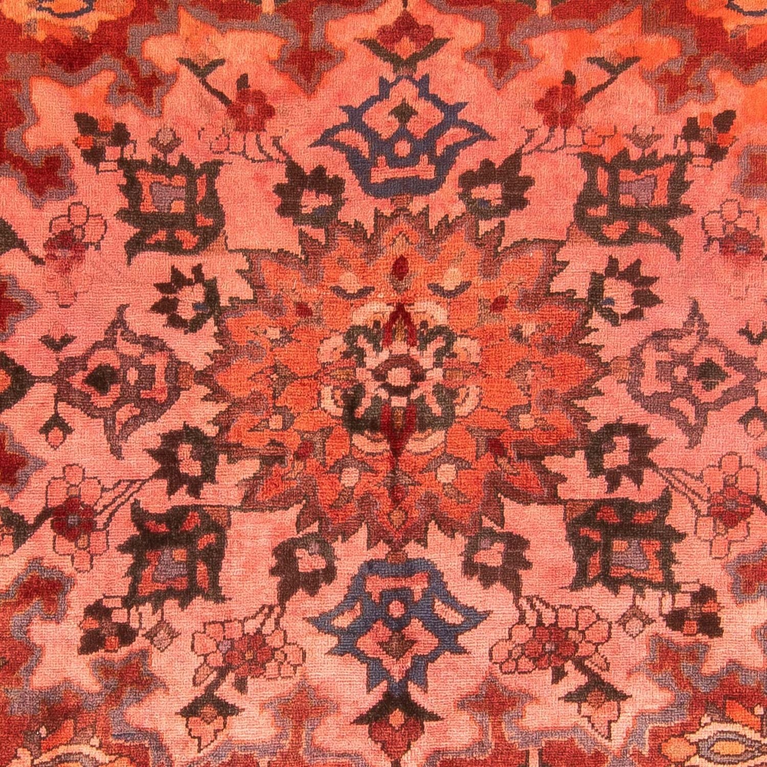 Persisk tæppe - Nomadisk - 210 x 162 cm - lysrød