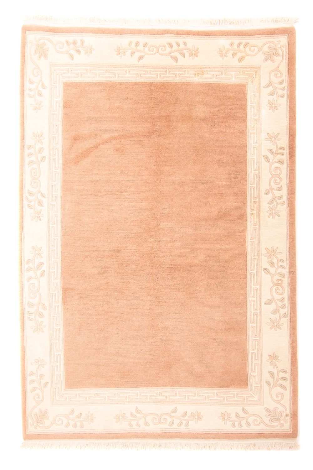 Nepal Tæppe - 242 x 168 cm - lys brun