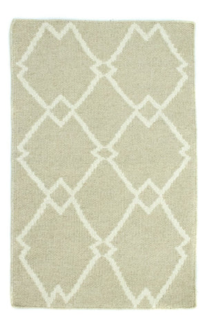 Kelim-tæppe - Trendy - 90 x 60 cm - beige