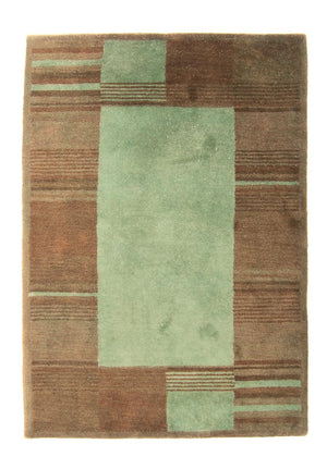 Uldtæppe - 193 x 137 cm - grøn