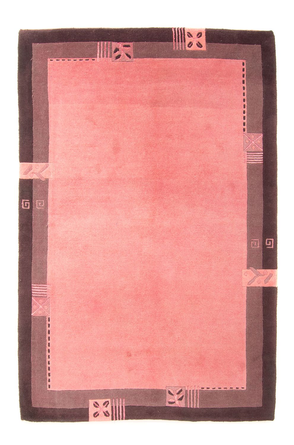 Nepal Tæppe - 225 x 160 cm - pink